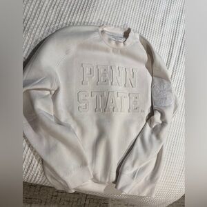 Penn State white crewneck